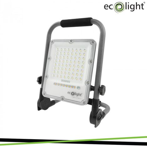 Faro LED portatile 30W 5000K batteria IP65 EC20495 (1/3)