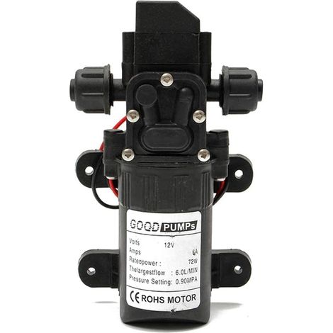 Pompe haute pression DC 12 V 6 l/min, pompe à eau auto-amorçante, interrupteur automatique pour lavage de voiture, nettoyage de bateau et arrosage de jardin