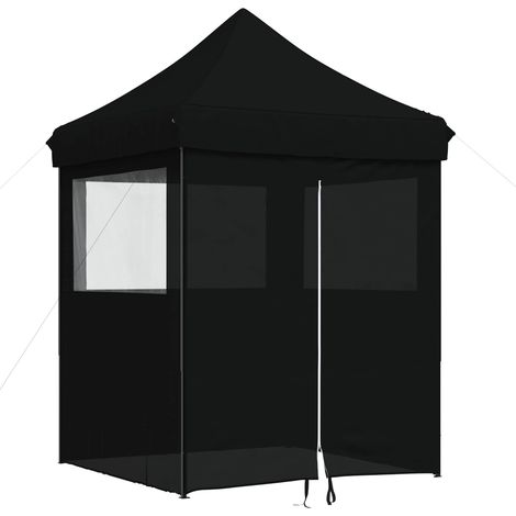 Tente de fête Noir 200 x 200 x 306 cm Tissu Oxford (1/5)