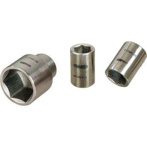 3/8" Douilles 6 pans TITANplus, 12 mm (1/2)
