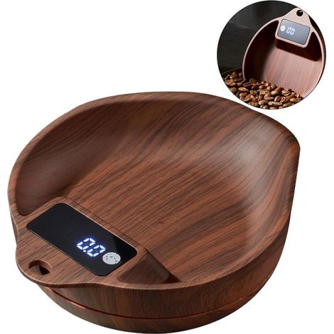Digitale Küchenwaage, Filterkaffeewaage, Genauigkeit 0,1 Gramm, Lebensmittelwaage mit rutschfester Silikonmatte.