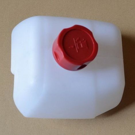 Réservoir de carburant NB411 NB411 40-6, réservoir de carburant en plastique, moulé d'une seule pièce, résistant à la corrosion de l'essence, convient aux tondeuses à gazon Robin NB411, avec une capac