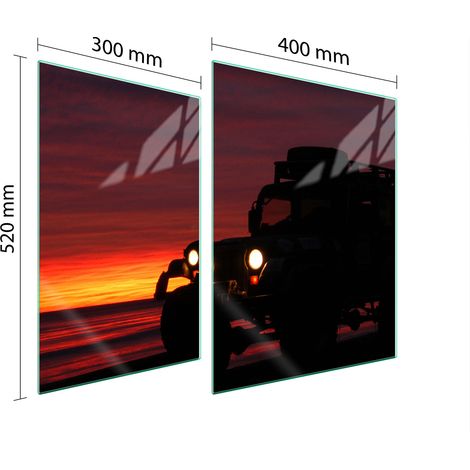 GLASSCHUTZPLATTE FÜR HERD 70x52 AUTO (1/5)