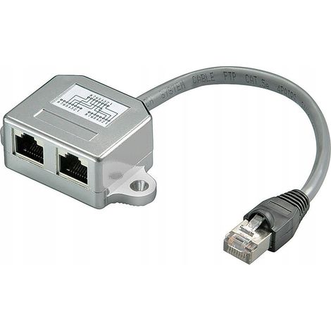 MicroConnect MPK419 - RJ45 - RJ45 - Male connector / Female connector - 0,15 m - Argent
