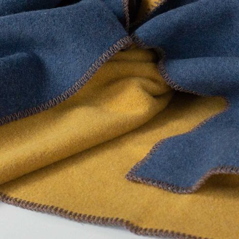 Couverture de Lit en Laine Mérinos et Nylon 600 g/m² Chaude et Résistante pour l'Hiver - PANGIVO