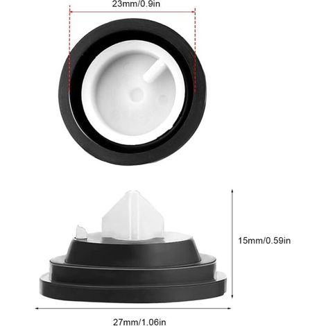 Lot de 3 Membrane pour Robinet Flotteur Siamp Alimentation Basse pour valve à boisseau sphérique Siamp Diaphragme, Rondelles de Diaphragme - (1/4)