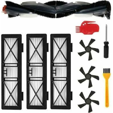 Kit de pièces de rechange pour robot aspirateur Neato Botvac D3 D4 D5 D6 D7 – Brosse combo pour nettoyage précis – Installation facile sans outils (1/4)