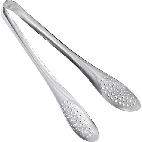 2 Pinces cuisine, Acier inoxydable, Poignée ergonomique, Résistant corrosion, Pour saladier barbecue buffet (1/5)