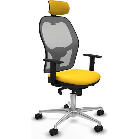 Piqueras y Crespo Silla Jorquera Silla de oficina amarilla