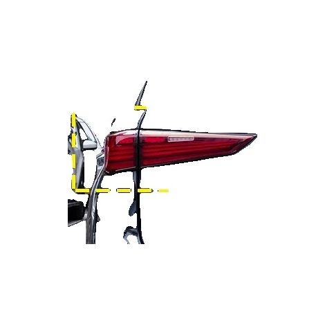 Fanale posteriore, compatibile con Toyota Highlander, tecnologia LED, facile installazione, rosso (1/2)