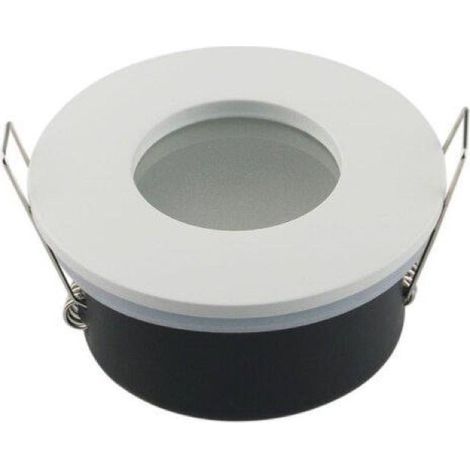 Support Spot GU10 IP65 BLANC 82mm - SILAMP (1/4)