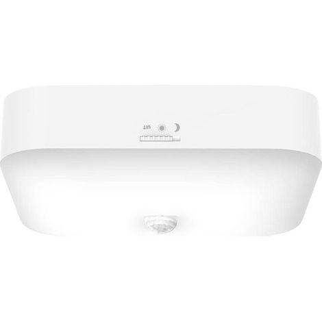 Lampe à piles avec détecteur de mouvement pour intérieur, 10 000 mAh, rechargeable, pour plafond LED, idéale pour cave, salle de bain ou garage (1/5)