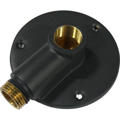 Anquier – Raccord de robinetterie mâle 1/2" (15/21) en laiton – Pour raccordement tube cuivre protégé du gel – Coloris anthracite (1/5)