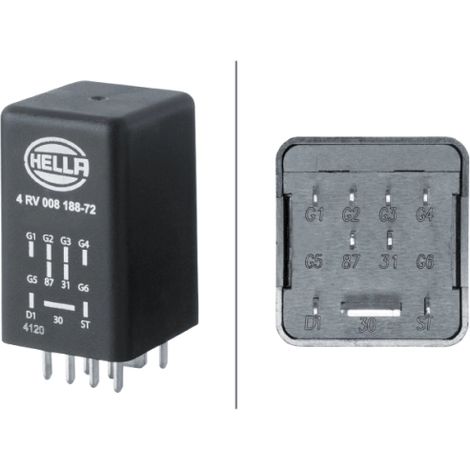 Appareil de commande, temps de préchauffage Hella 4RV 008 188-721 AUDI 04L907282