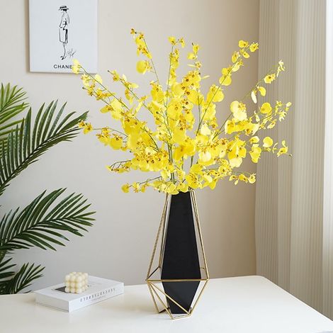 Orchid Artificielle - Vase Faux Orchidée Phalaenopsis 92 cm - Décoration Intérieure Salon Chambre Bureau Hôtel - Lot de 1 (1/5)