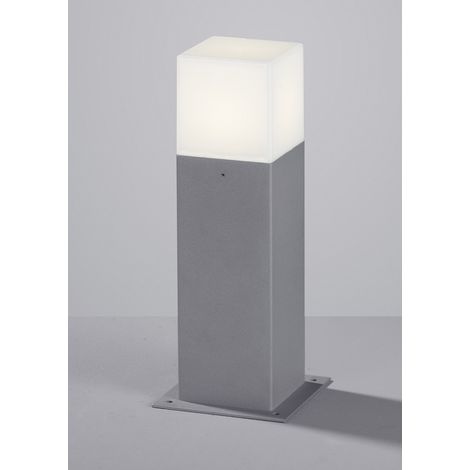 Borne lumineuse extérieure HUDSON chromée Trio E14 IP44 (1/2)