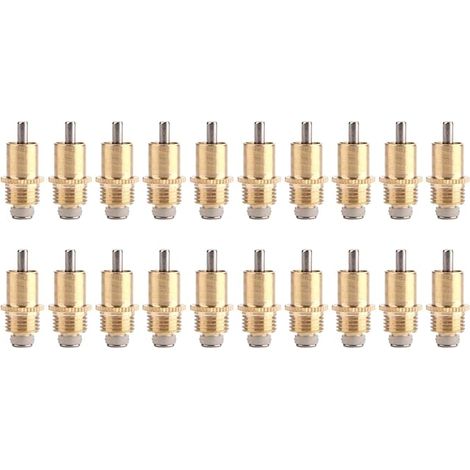 tétine d'abreuvoir pour Lapin, 1,1 0,4 po en métal Jaune, de Type Long, système d'arrosage d'eau Lapin, Accessoires Cage pour Petits Animaux (1/5)