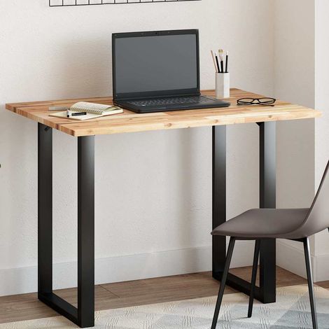 Tischplatte Rechteckig 120x70x2 cm Massivholz Akazie
