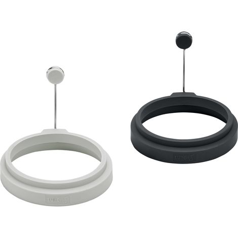 LURCH Façonneur d'½ufs rond gris fer/gris clair 2pcs. (1/4)