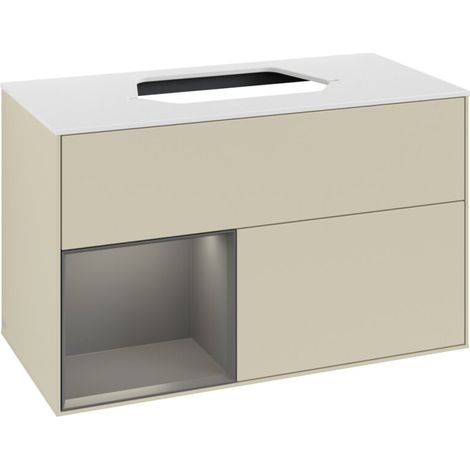 Villeroy & Boch F361GKHJ Meuble sous lavabo Finion F36 (1/3)