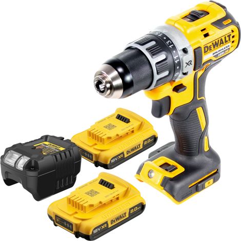 Perceuse-visseuse sans fil DeWalt DCD 791 D2 18 V 70 Nm Brushless + 2 batteries 2,0 Ah + chargeur