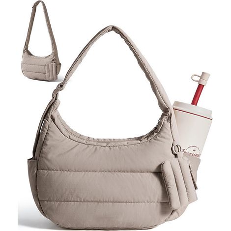 sac bandoulière léger et décontracté pour femme, en forme de croissant idéal l'école les trajets dom (1/5)