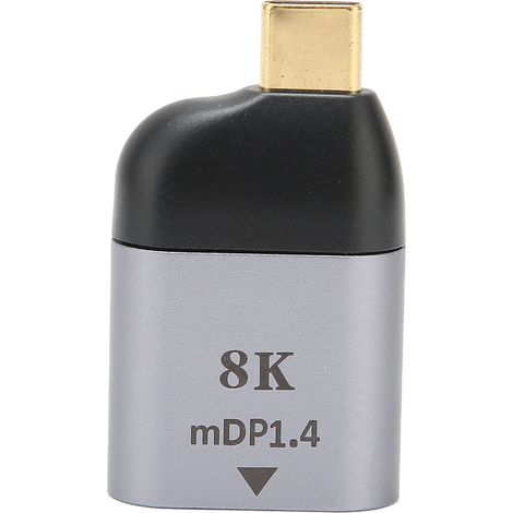 Adaptateur USB C vers MiniDP 8K 60Hz, convertisseur USB Type C mâle vers Mini DisplayPort femelle, compatible Windows et Android (1/5)