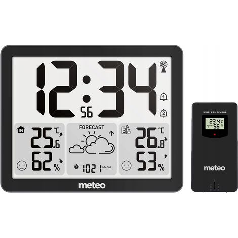 WETTERSTATION MIT DCF METEO SP201 MIT WETTER (1/5)