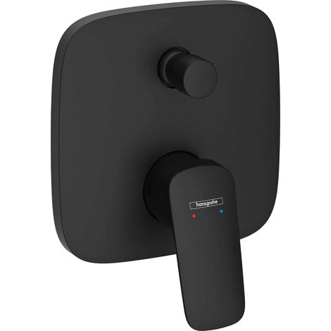 Hansgrohe Logis - Grifo empotrado para 2 dispositivos, negro mate 71407670 (1/4)
