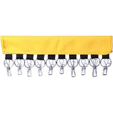 Collier de serrage, lot de 10. Collier de serrage réglable 27-51 mm en acier inoxydable 304. (1/4)