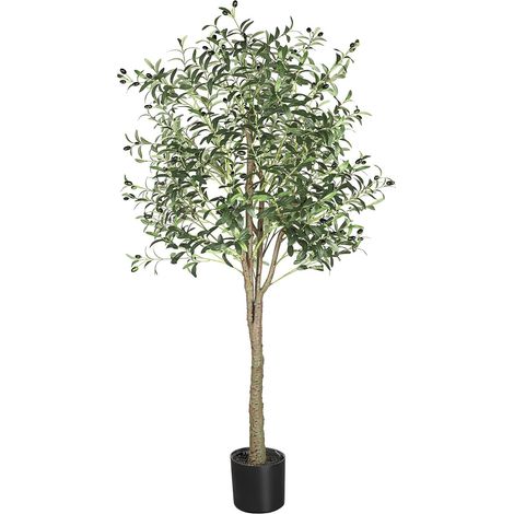 Olivier Artificiel 180 cm Plantes Artificielles Interieur Fausse Plante Verte Décoration pour Intérieur Extérieur Maison Chambre Salon Balcon Cour Jardin (1/5)