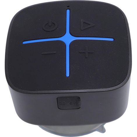Enceinte de douche BT étanche IP65, 5 W, sans fil, à ventouse, idéale pour les voyages, la salle de bain, la piscine, la plage et les fêtes. (1/5)