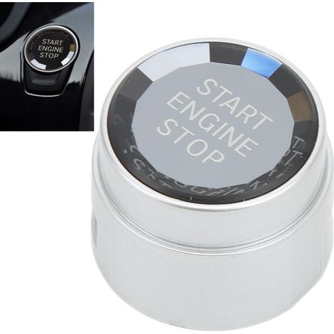 Le cache du bouton de commutation du moteur de la voiture convient aux BMW X1 X2 X3 X4 X5 X6 X7 (châssis F, sans système start-stop). (1/5)