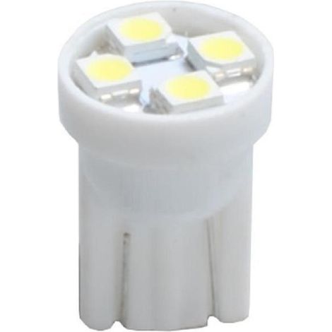 2 Ampoules LED T10 W5W 12V 0.50W Blanc