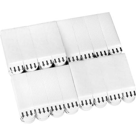 40 Paires Accroche Tableau Adhesif - Murale Sans Percer pour Cadres Photos, Fixation Horloges, Miroirs et Plus Encore, Installation Facile Propre
