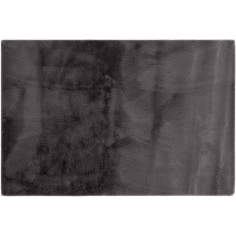 Tapis WOODLAND en fausse fourrure doublée suédine Rectangulaire 60x90 cm (1/2)