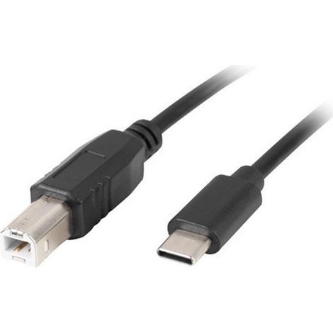 Câble USB 2.0 USB-C vers USB-B, câble en ferrite de 1,8 m pour la connexion de périphériques (1/3)