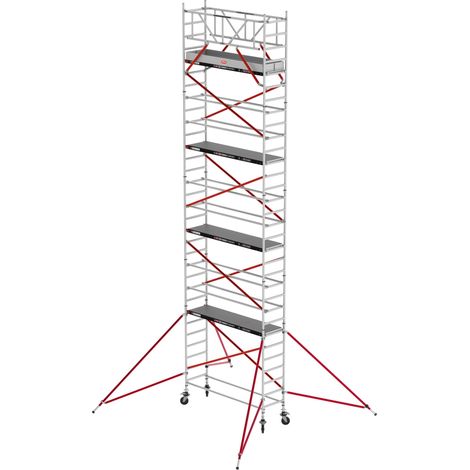 Altrex Fahrgerüst RS Tower 51 Aluminium mit Fiber-Deck Plattform 10,20m AH schmal 0,75x3,05m (1/2)