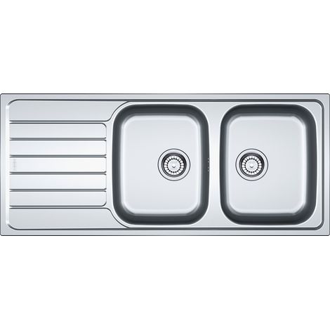 Franke Spark - Spülbecken Edelstahl SKX 621, 116x50 cm 101.0504.083 (1/2)