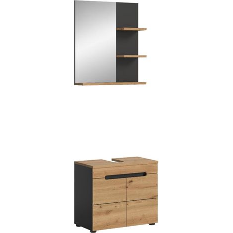 Canu Badmöbelset C2 Eiche Dekor, grau. (1/5)
