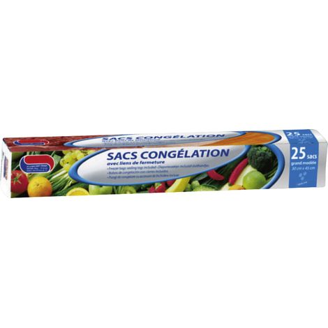 24 Sacs Congelations - Moyen Modèle 22 X 35 Cm - Boite 50 Pièces - Autre