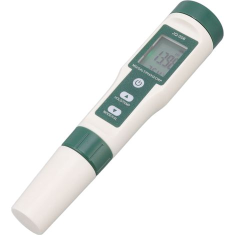 Testeur de Qualité d'Eau 10 en 1 : pH, TDS, EC, Salinité, SG, ORP, Hydrogène, Résistivité, Température, Nutriments (1/5)