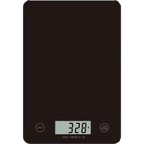 Balance de cuisine, 5 kg - Noire-Online Store