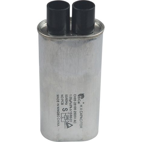Condensateur haute tension pour micro-ondes Bicai 2500 V 1,05 µF, condensateur de démarrage pour équipements de séchage par micro-ondes, condensateur de qualité CH85S (1/4)