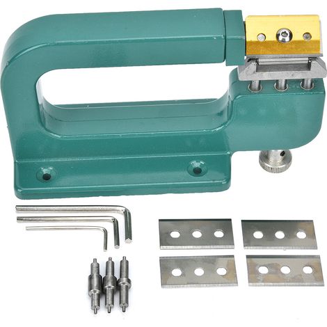Machine à effiler le cuir professionnelle, outil de refente et dénudage pour réparation de cuir, trancheuse à lisière avec couteau de précision (1/5)