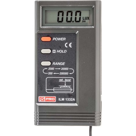 Luxmètre RS PRO ILM1332A, 0.01lx à 200000lx ( Prix pour 1 ) (1/3)