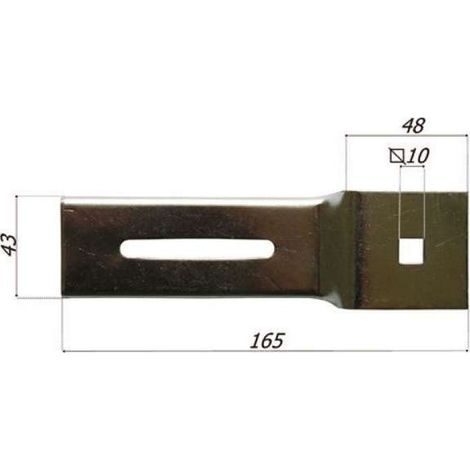 Supporto Motore Elettrico Avvolgibili Mm 165X43