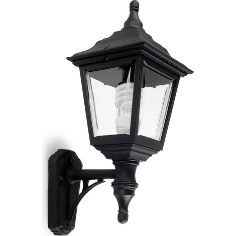 Aplique de pared clásico CLIC-CLAC 4 E27 42 W IP44 Negro (1/3)