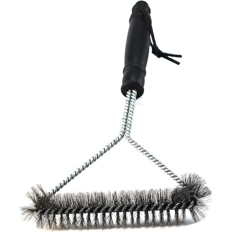 Brosse pour Barbecue, Brosse De Nettoyage pour Barbecue, Brosse De Nettoyage pour Four, Nettoyage Efficace de Tous Les Types de grilles (A l'unité) (1/4)