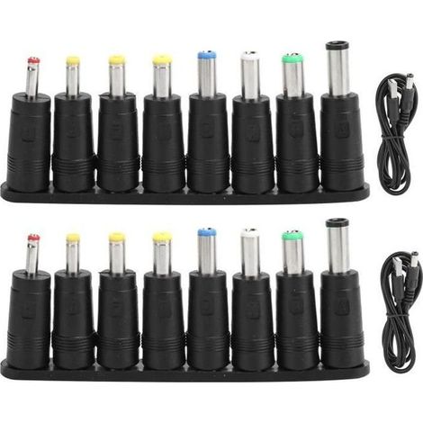 Qiilu USB-zu-DC-Stromkabel – 11 austauschbare Anschlüsse (1/5)